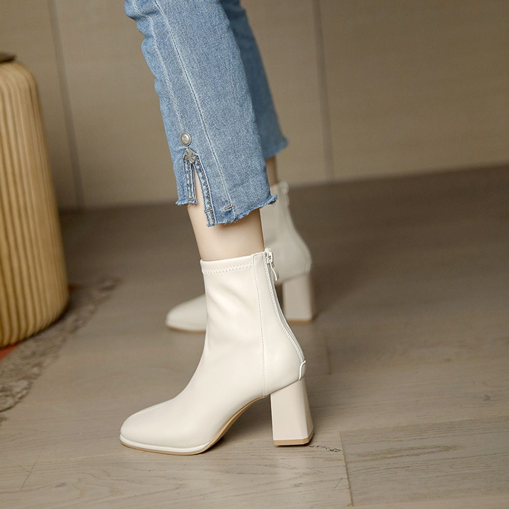 Thick Heeled Boots