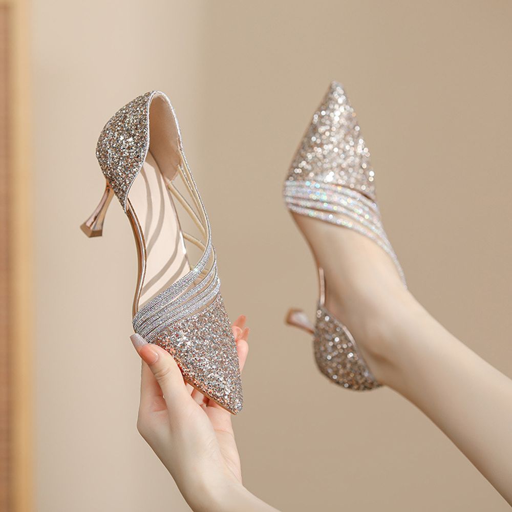 Glittery High Heels