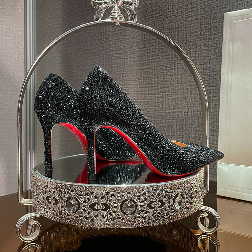 Rhinestone Top Stiletto Heels