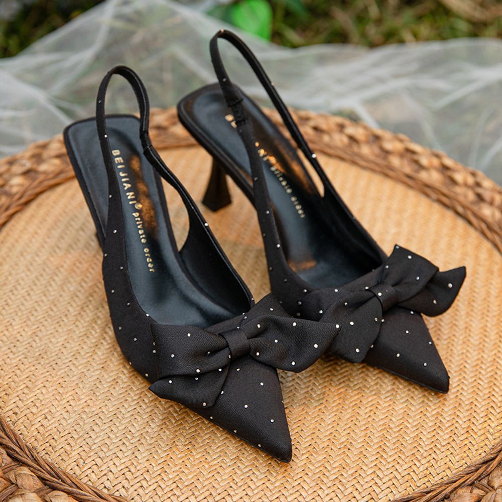 Premium Bowtie Pointed Heels