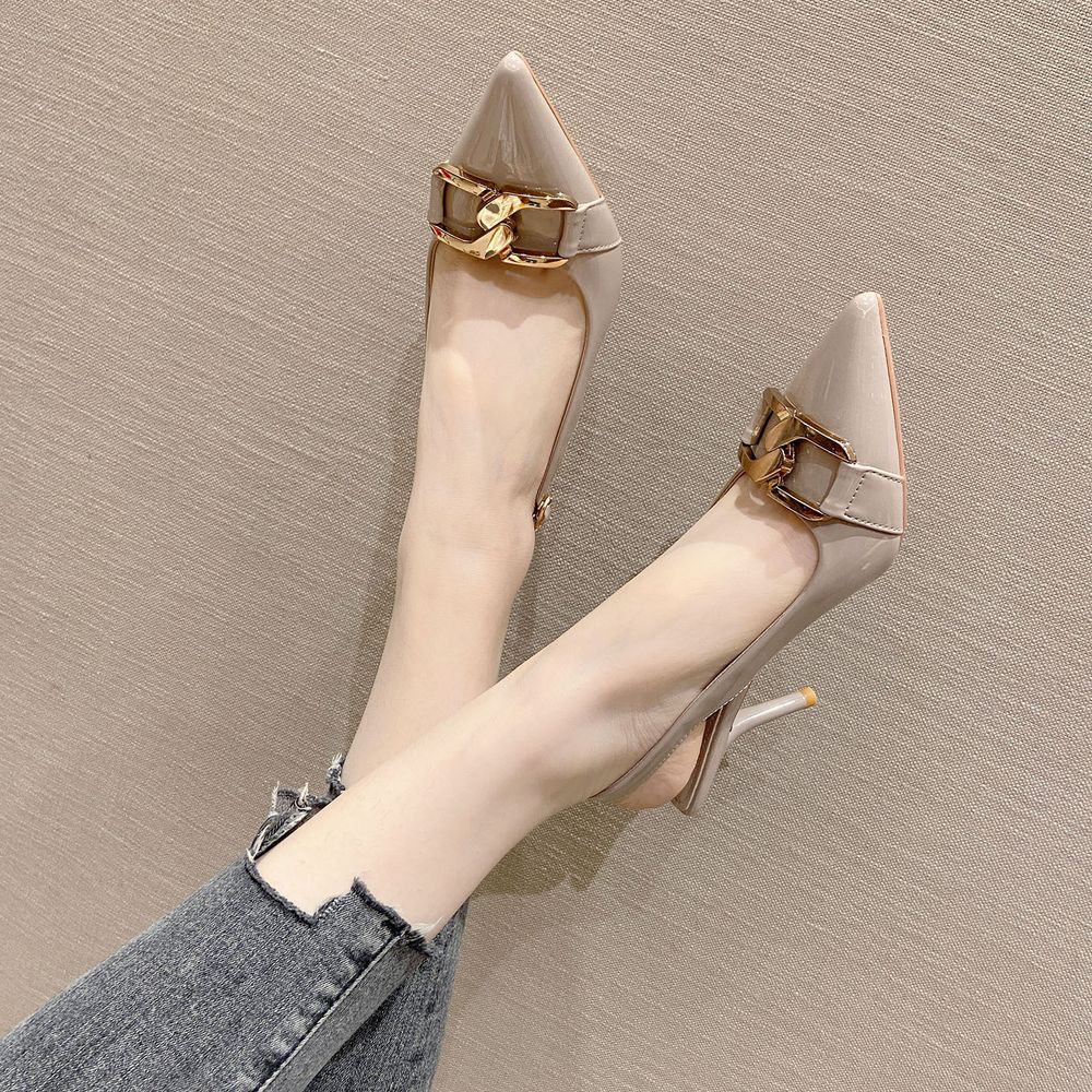 Pointed Slingback Heels