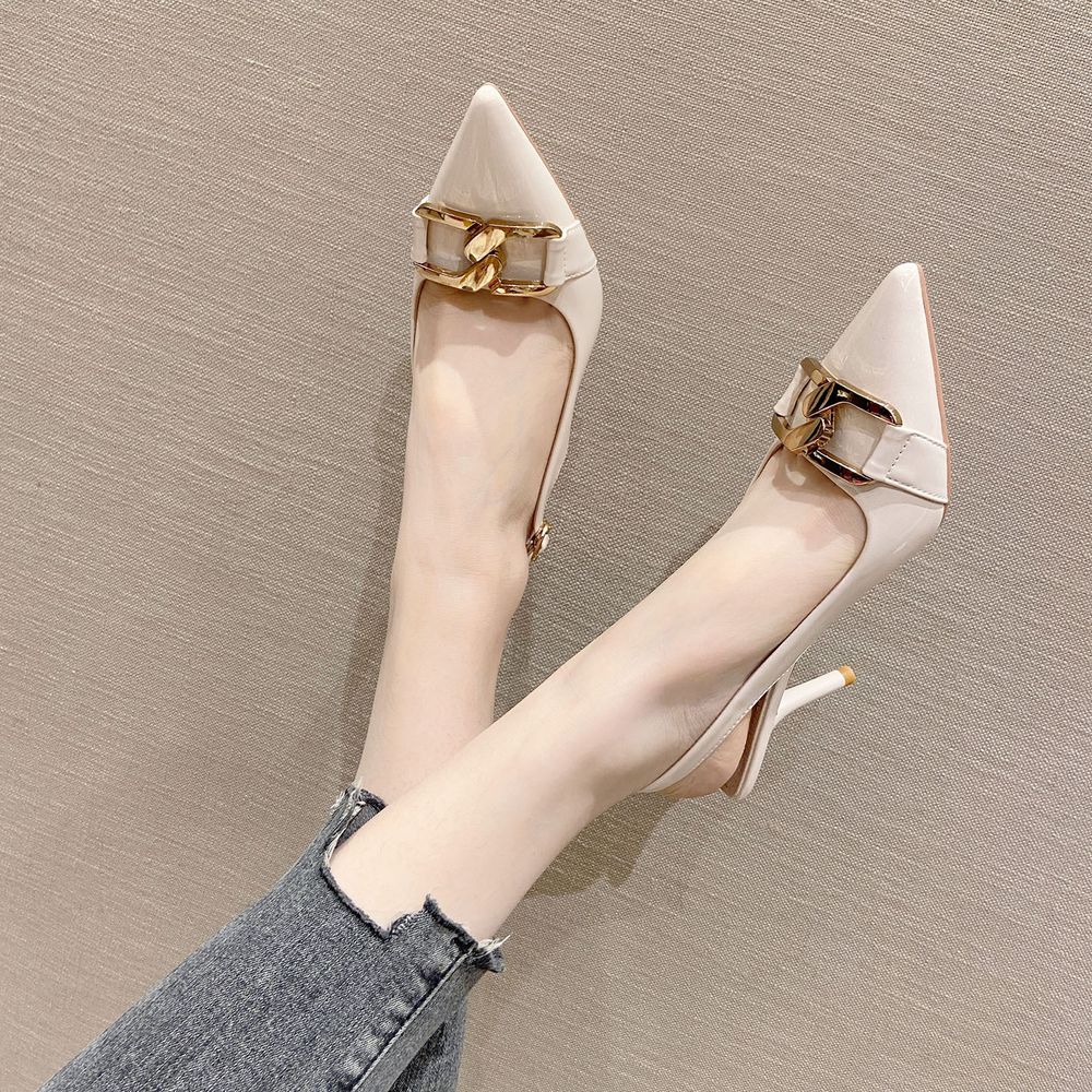 Pointed Slingback Heels