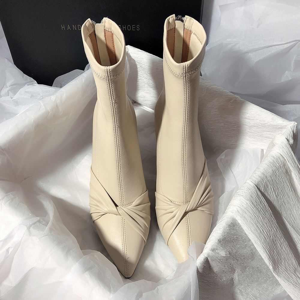 Pointed Heeled Boots