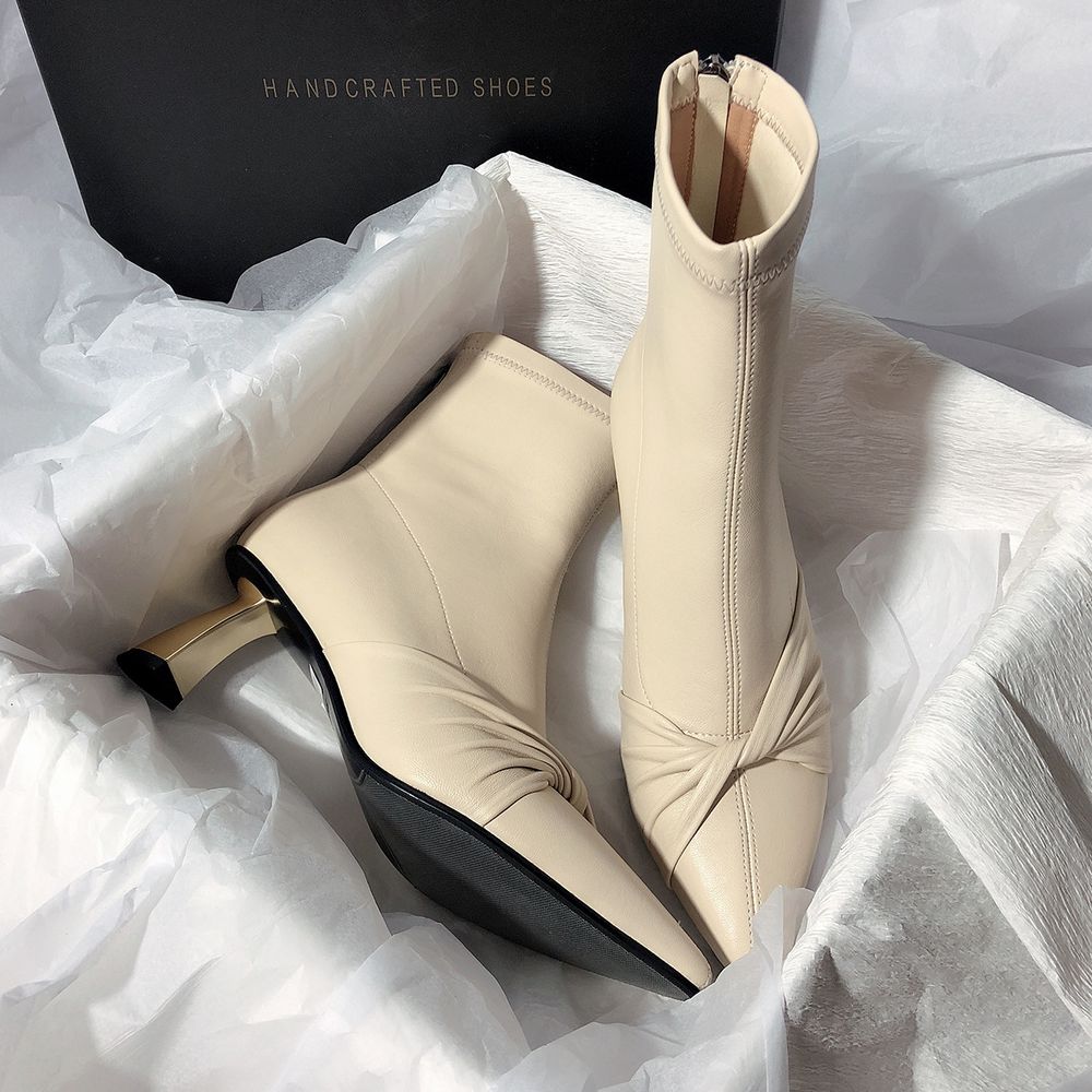 Pointed Heeled Boots