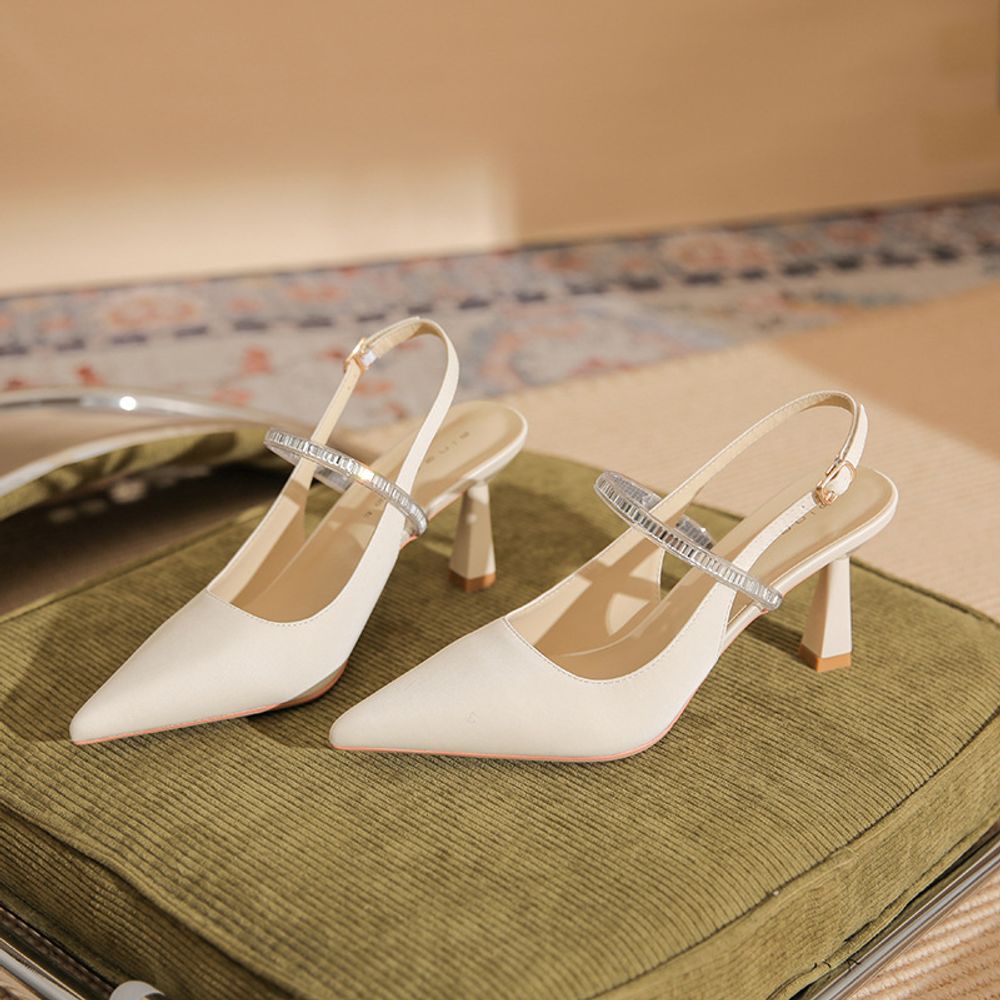 Slingback Pointed Heels