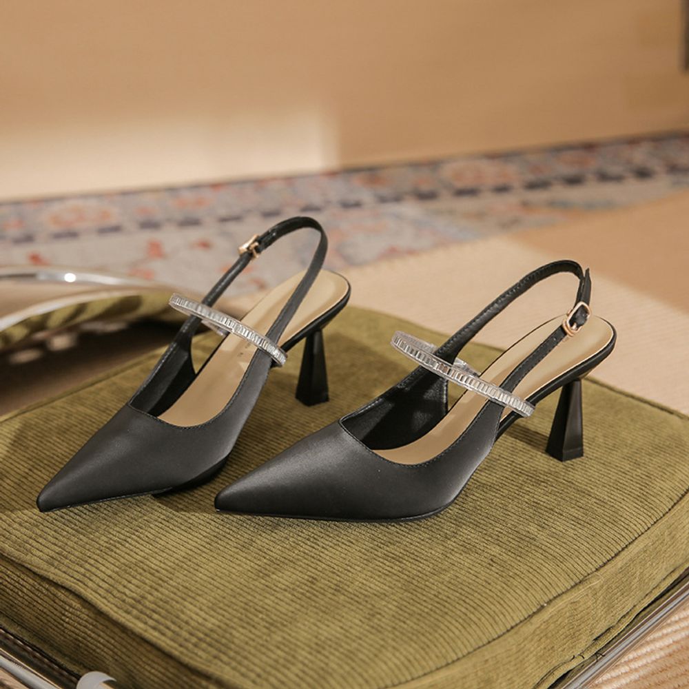 Slingback Pointed Heels