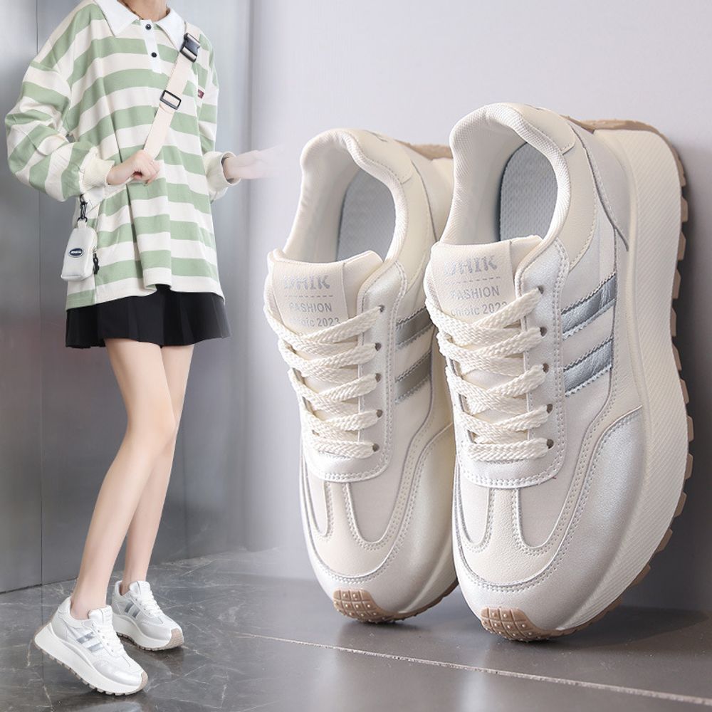 Thick Soled Casual Sneakers