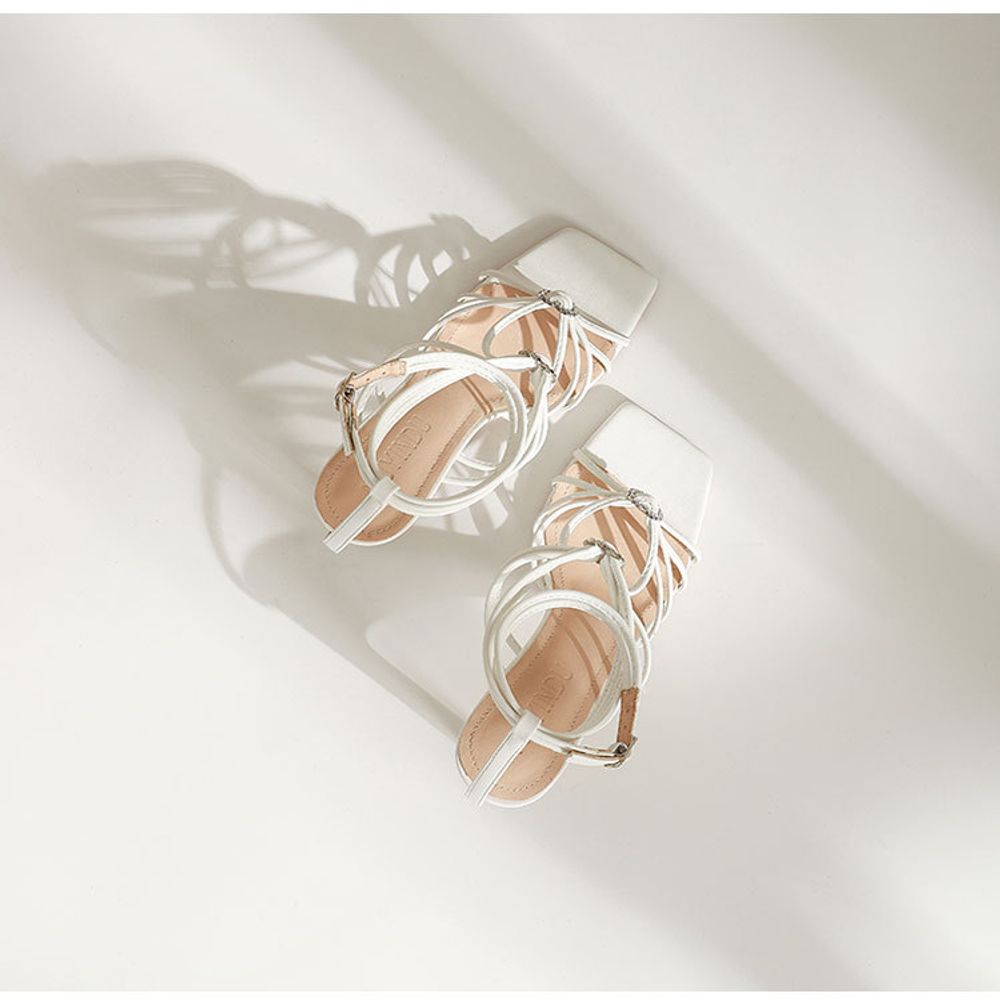 Strappy Toe High Heels