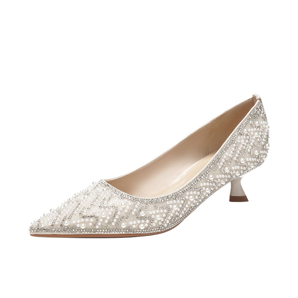 High heels rhinestone sequins wedding shoes bridal shoes wedding bridesmaids