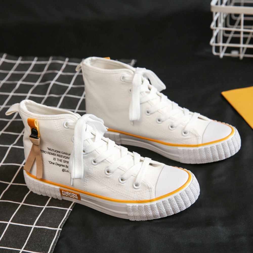 High Top Canvas Sneakers