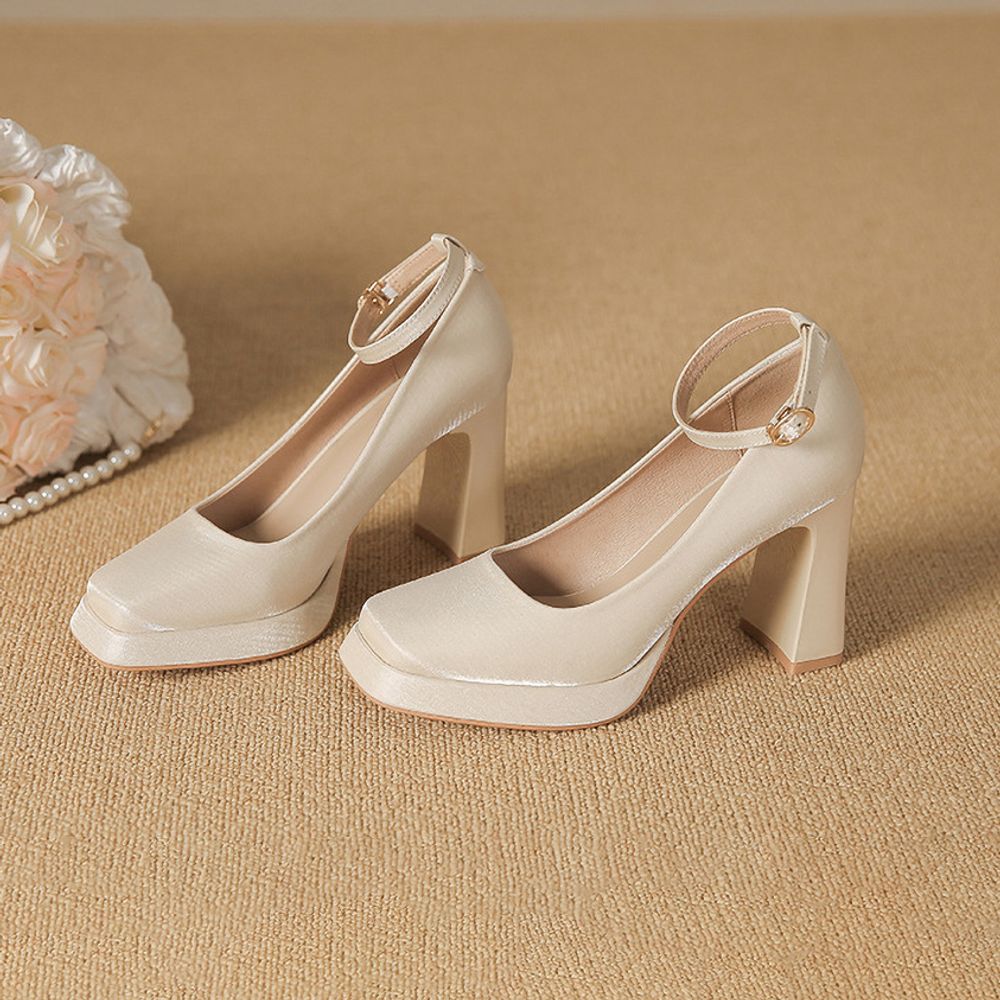 Platform Mary Jane Shoes