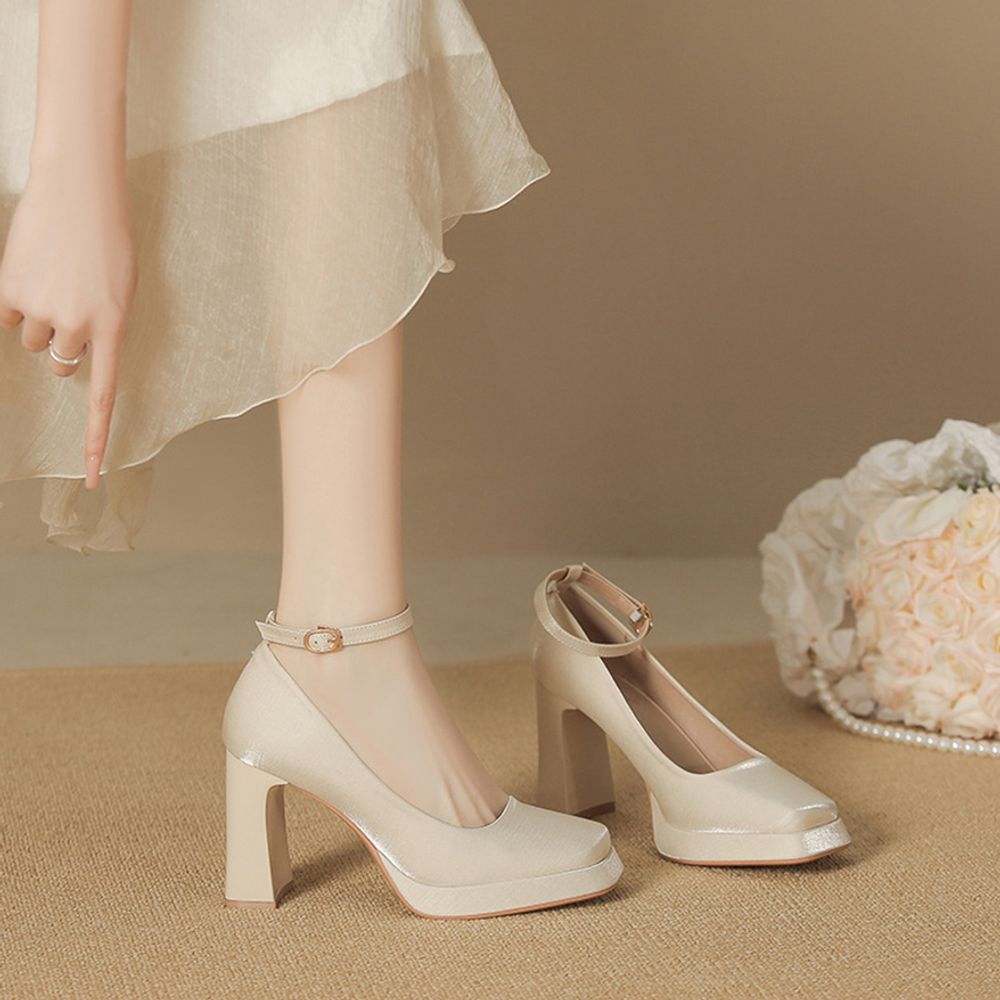 Platform Mary Jane Shoes