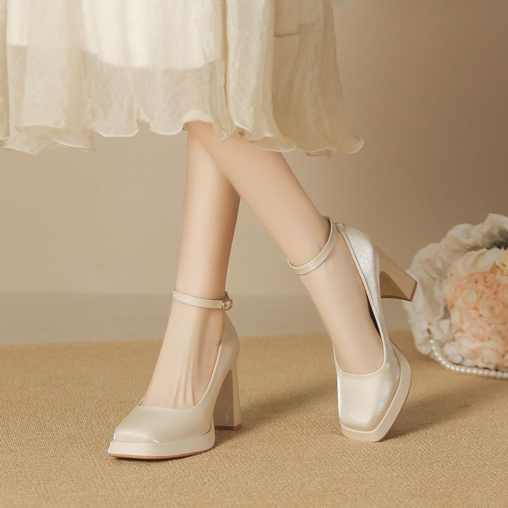 Platform Mary Jane Shoes