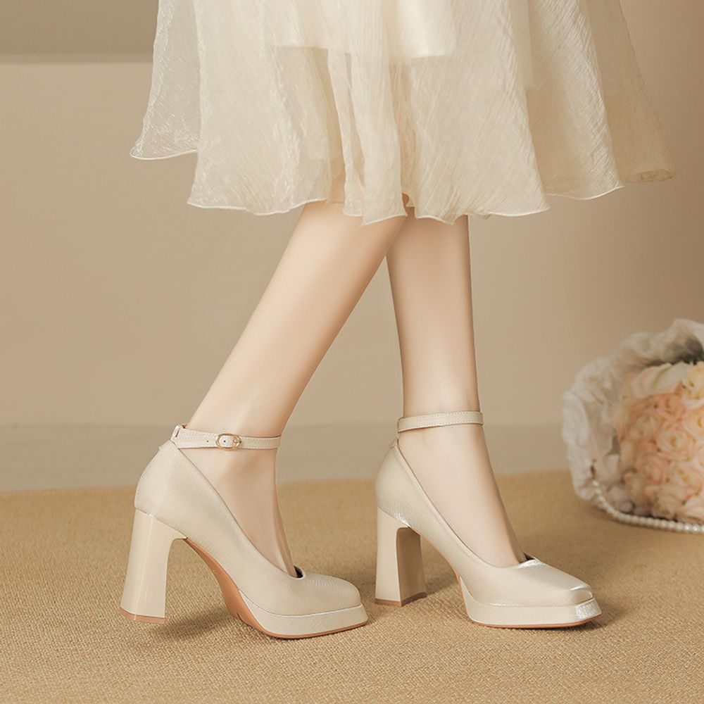 Platform Mary Jane Shoes