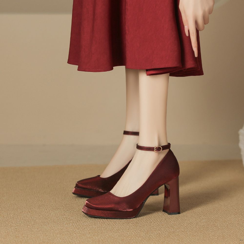 Platform Mary Jane Shoes