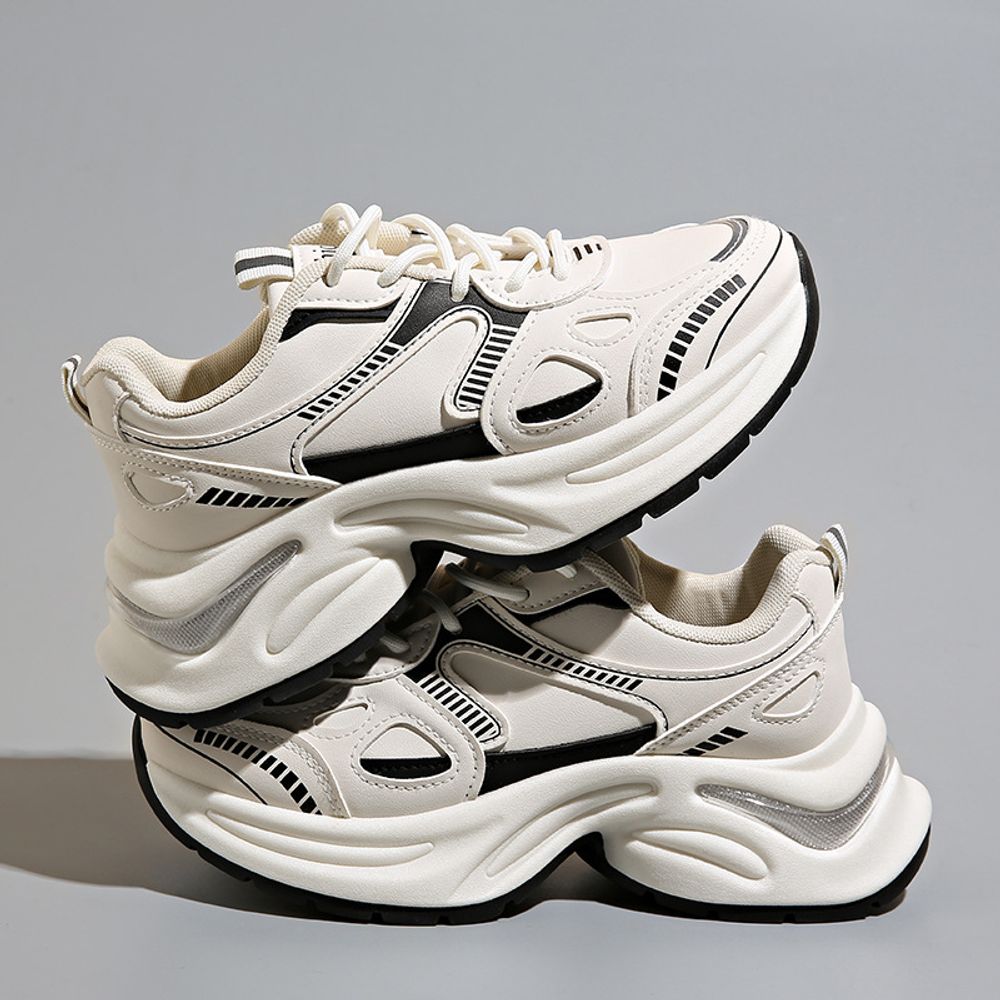 Thick Soled Mesh Sneakers