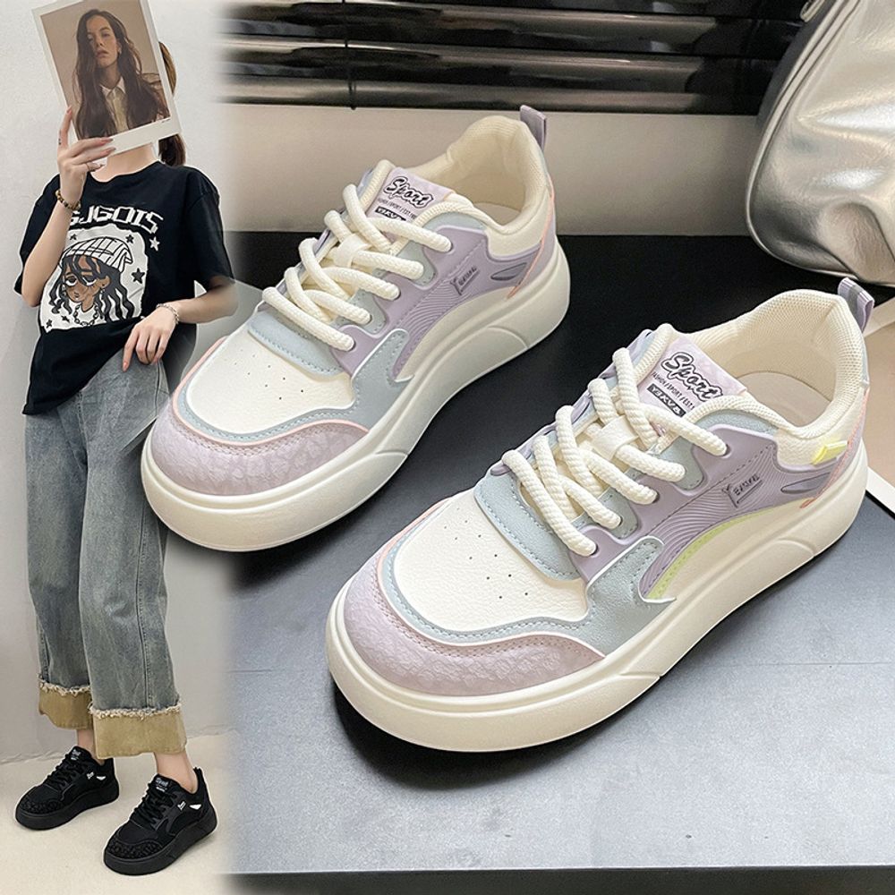 Breathable Thick Soled Sneakers