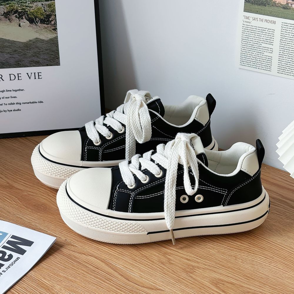 Casual Heeled Sneakers