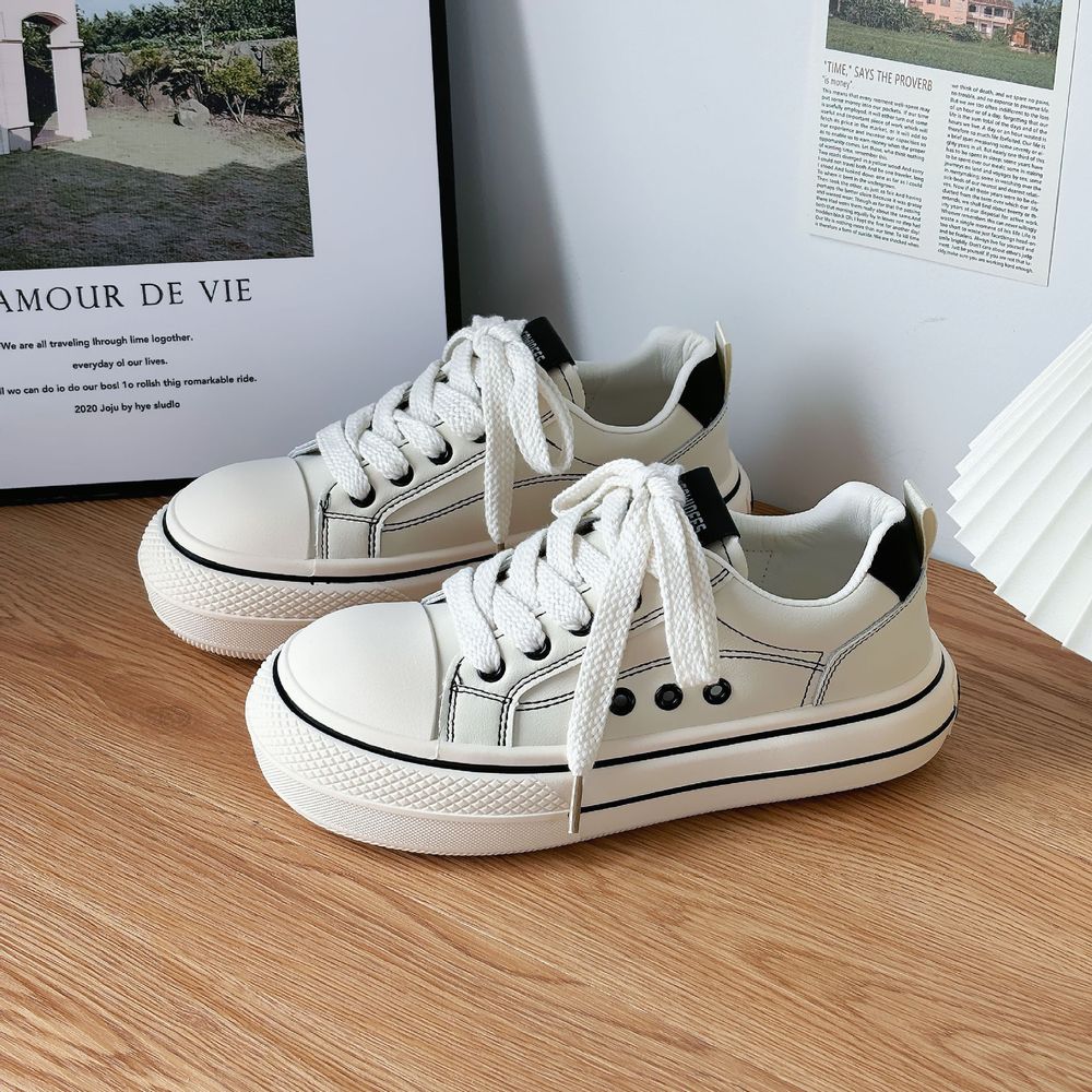 Casual Heeled Sneakers