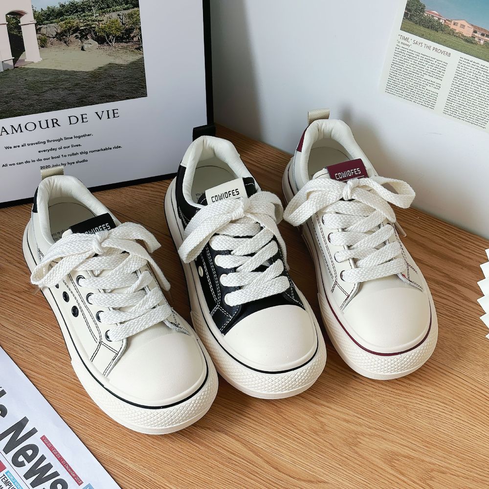 Casual Heeled Sneakers