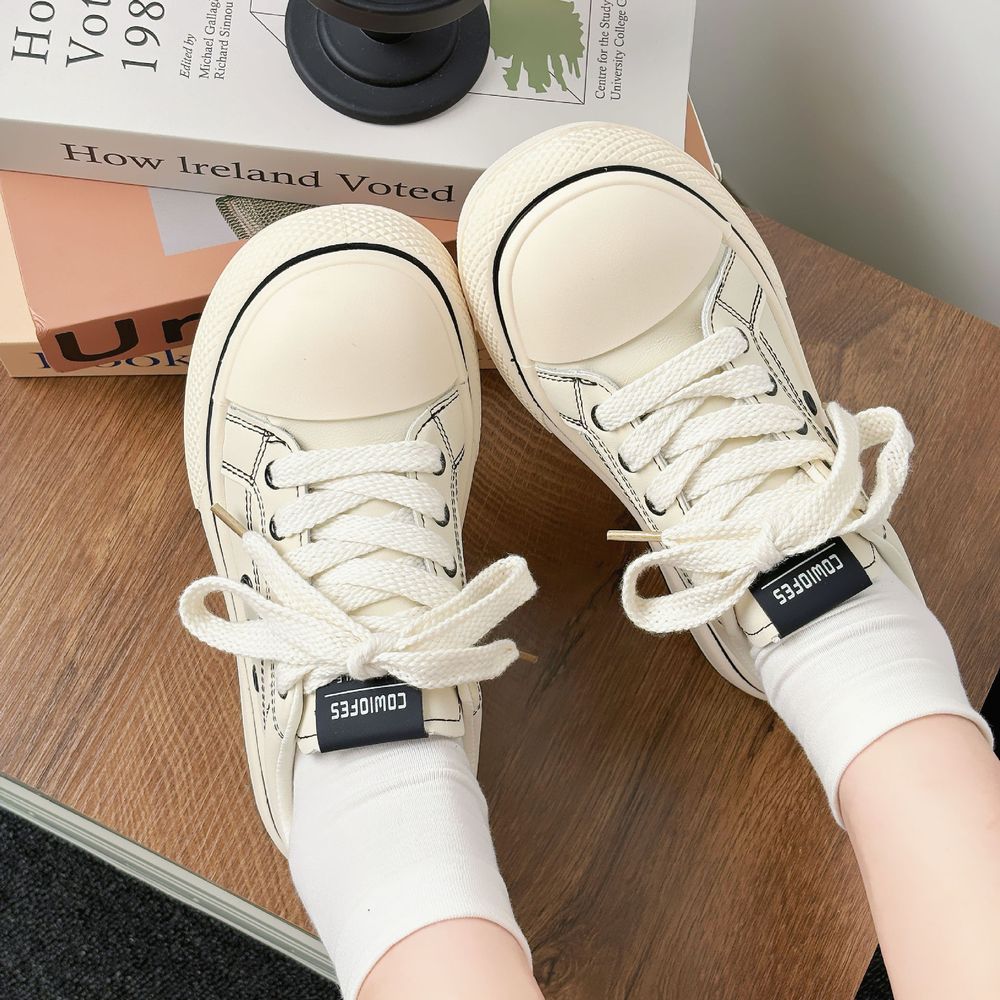 Casual Heeled Sneakers
