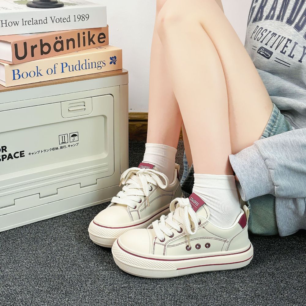 Casual Heeled Sneakers