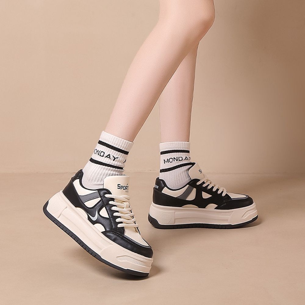 Thick Soled Casual Sneakers