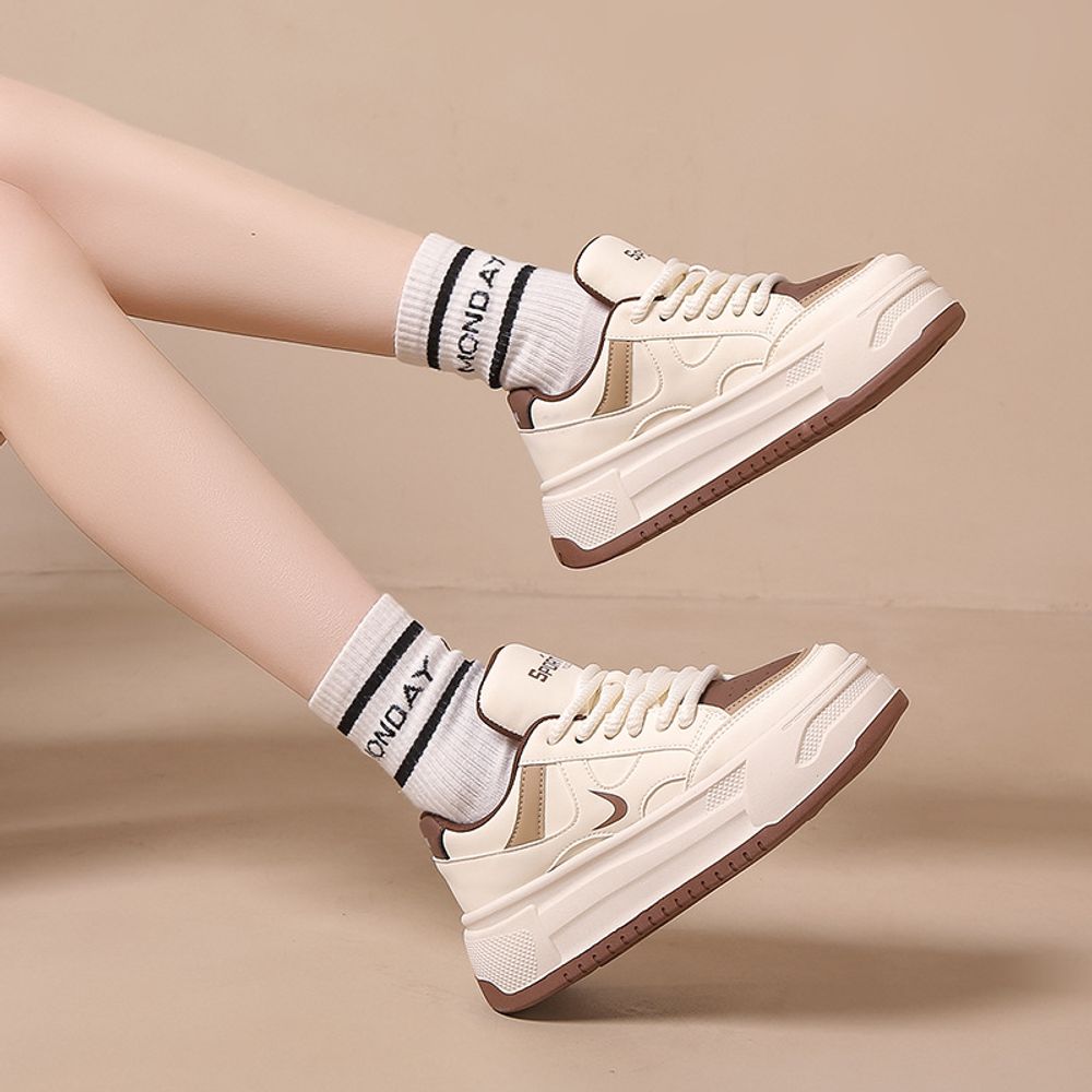 Thick Soled Casual Sneakers