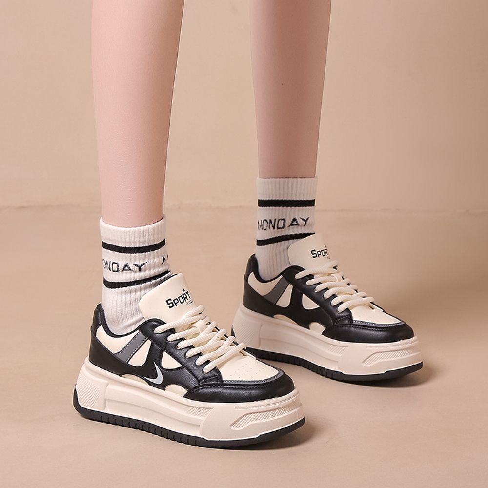 Thick Soled Casual Sneakers