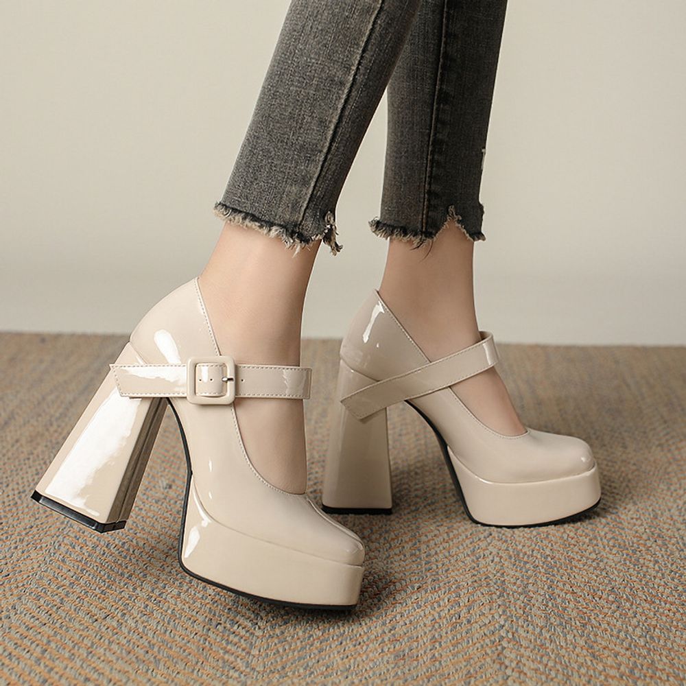 Platform Mary Jane Shoes