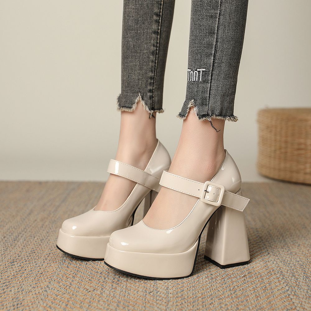 Platform Mary Jane Shoes