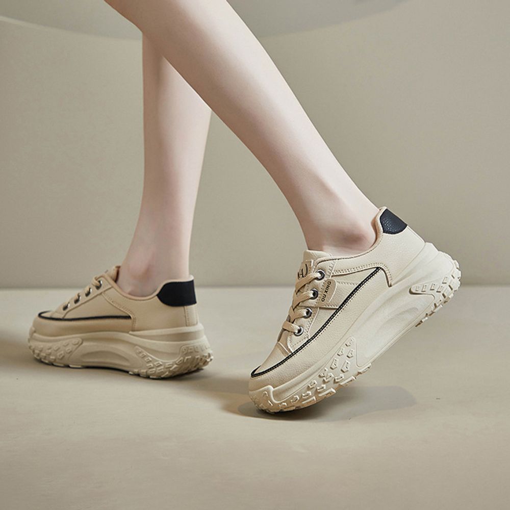 Thick Soled Casual Sneakers