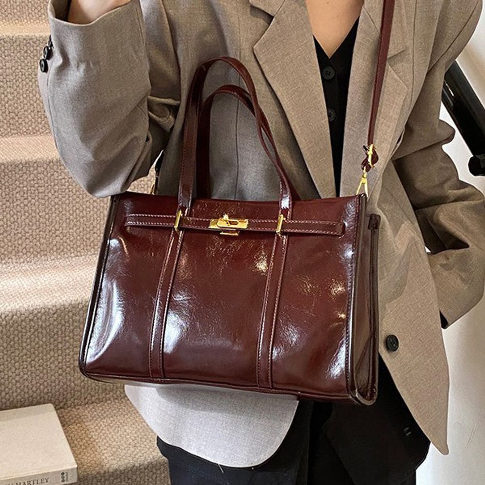 Briefcase Tote Bag