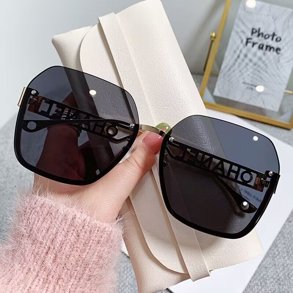 Frameless Square Sunglasses