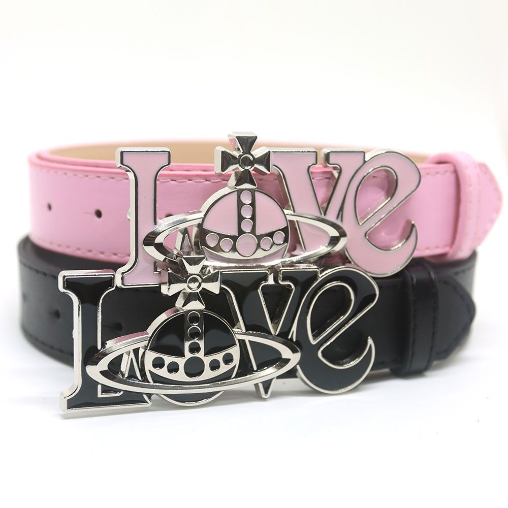 Premium LOVE buckle belt