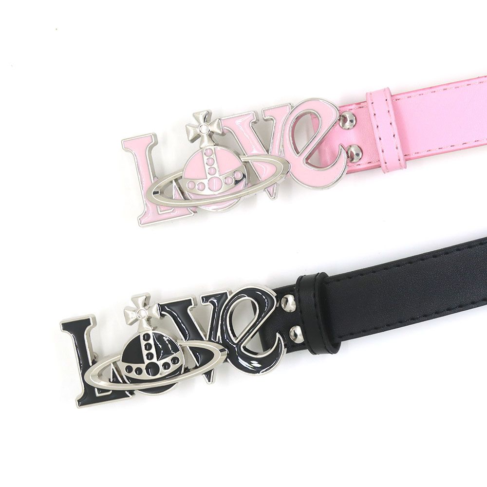 Premium LOVE buckle belt