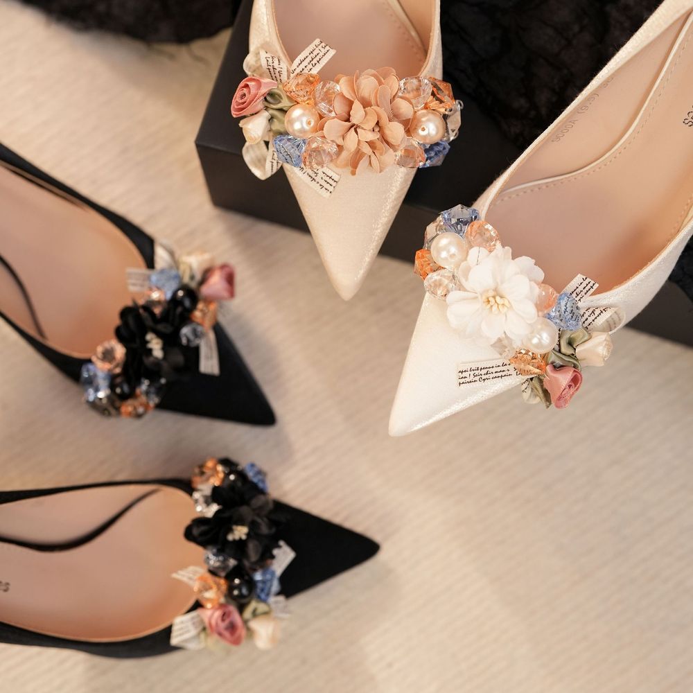 Floral Stiletto Heels