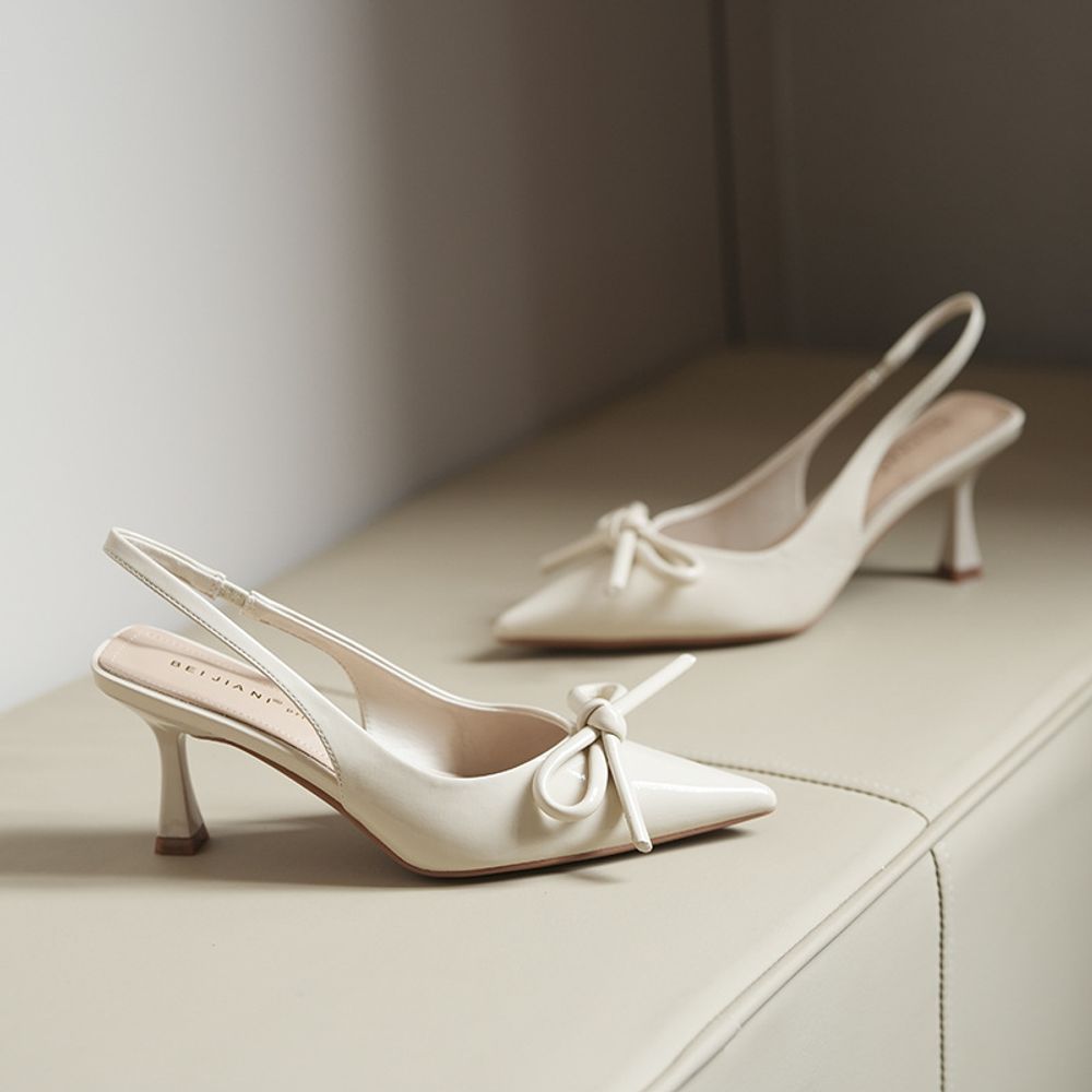 Pointed Slingback Heels