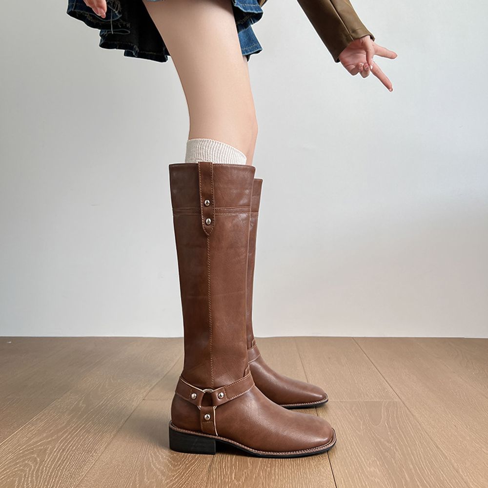 Knee High Western Boots