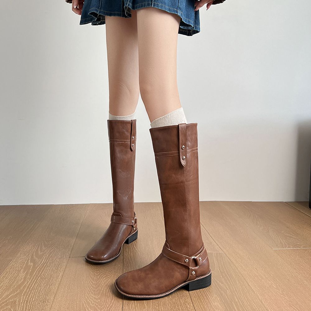 Knee High Western Boots