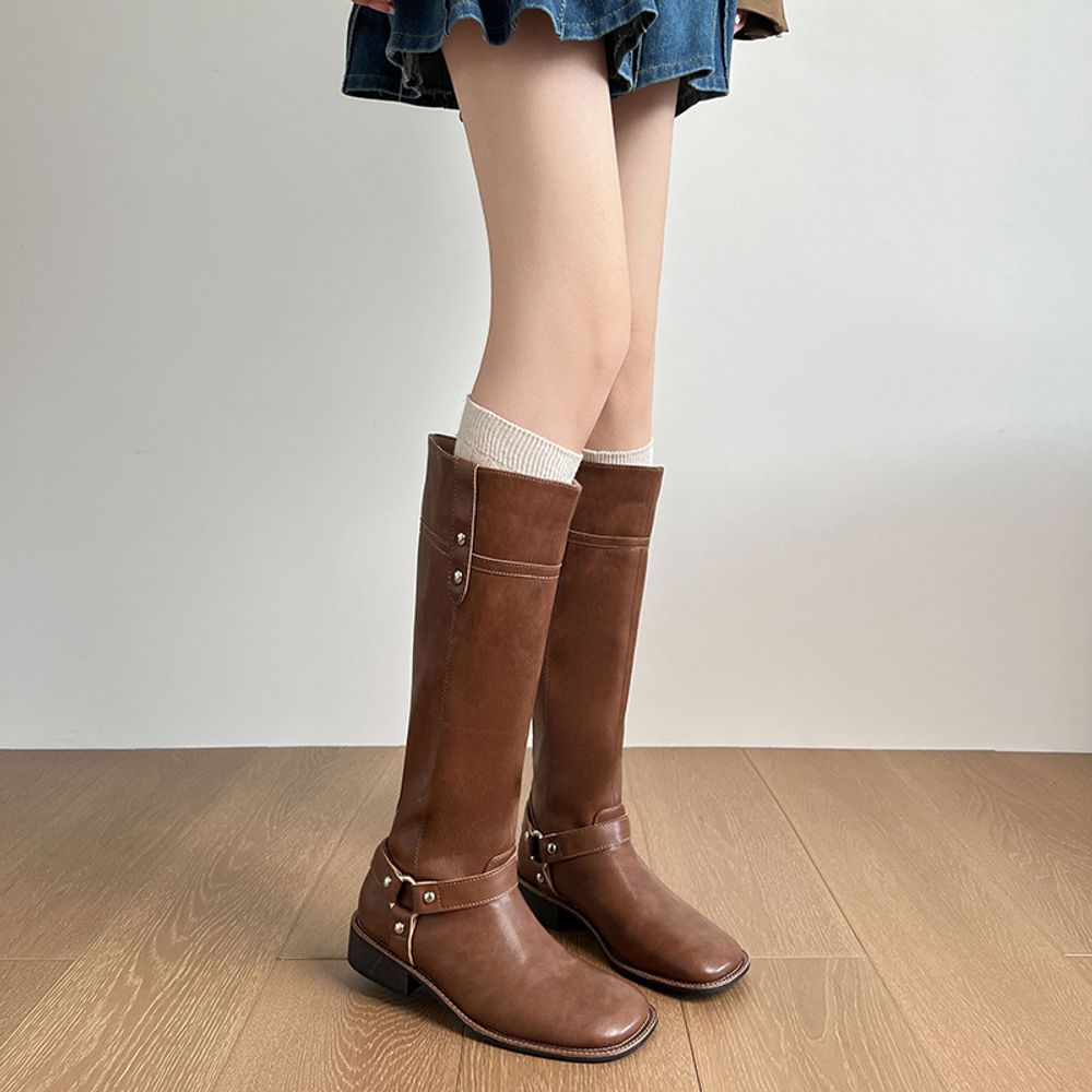 Knee High Western Boots