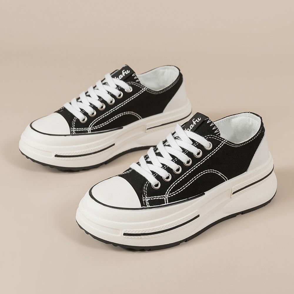 Thick Soled Canvas Shoes
