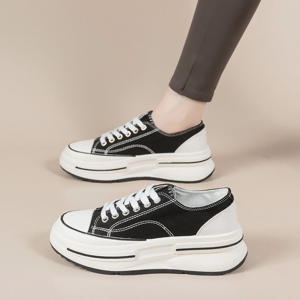 Thick Soled Canvas Shoes