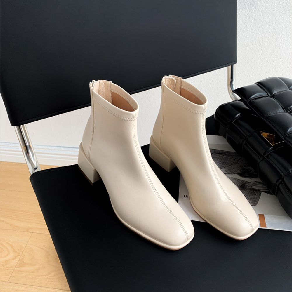 Genuine Leather Pointed Shoes