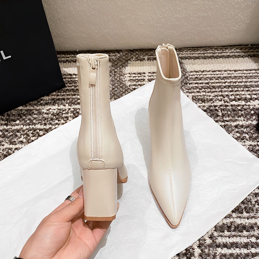 Genuine Leather Pointed Shoes
