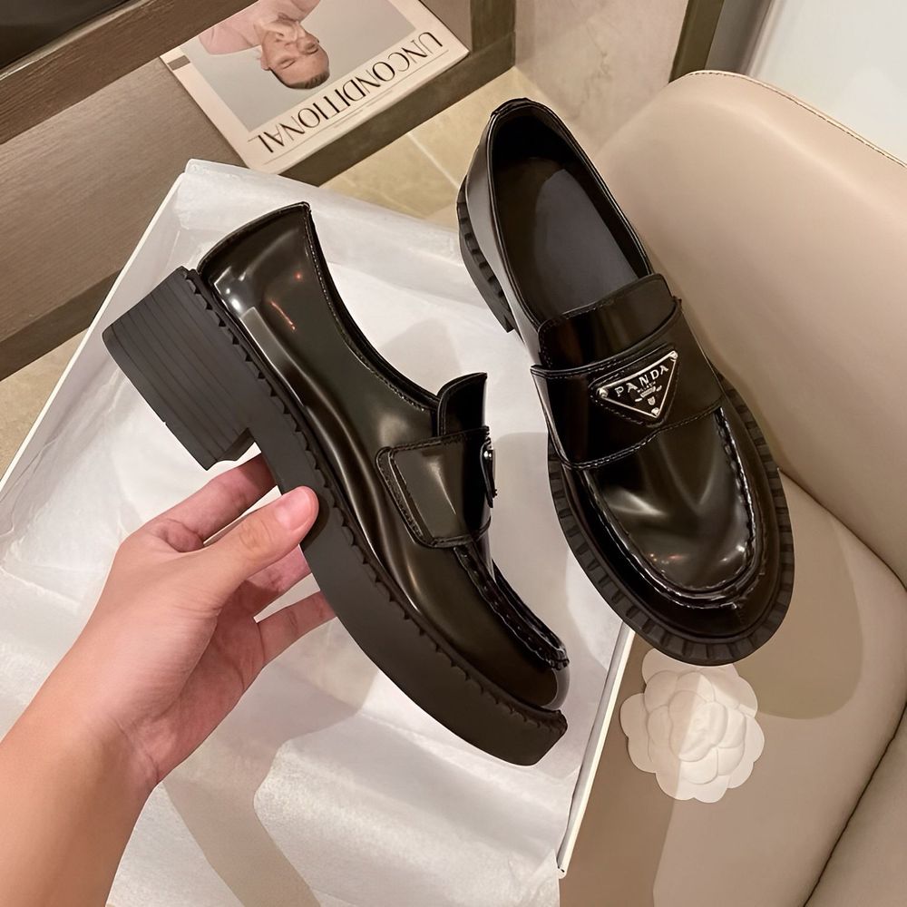 Genuine Leather Thick-soled Loafer