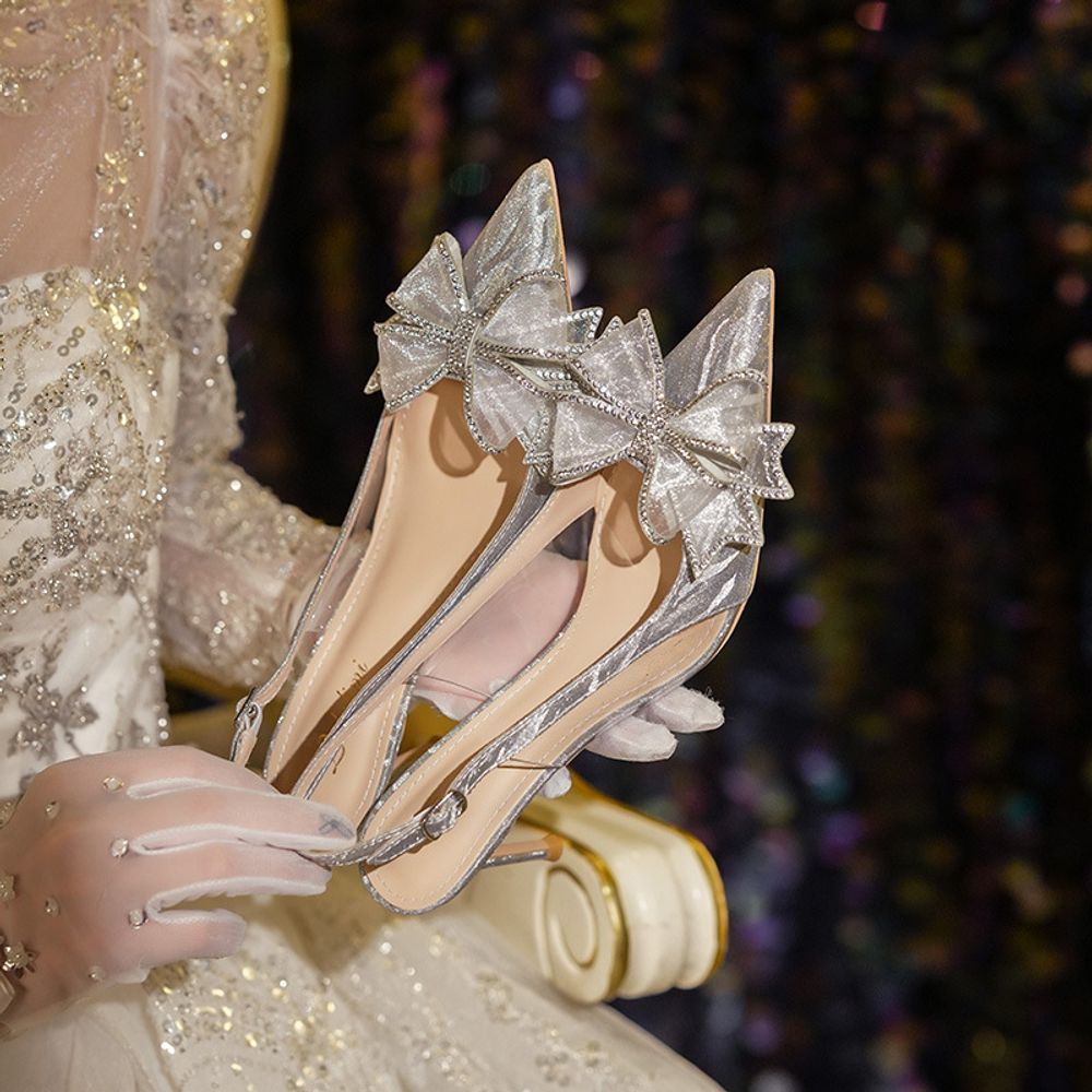 Premium Slingback Bridal Shoes