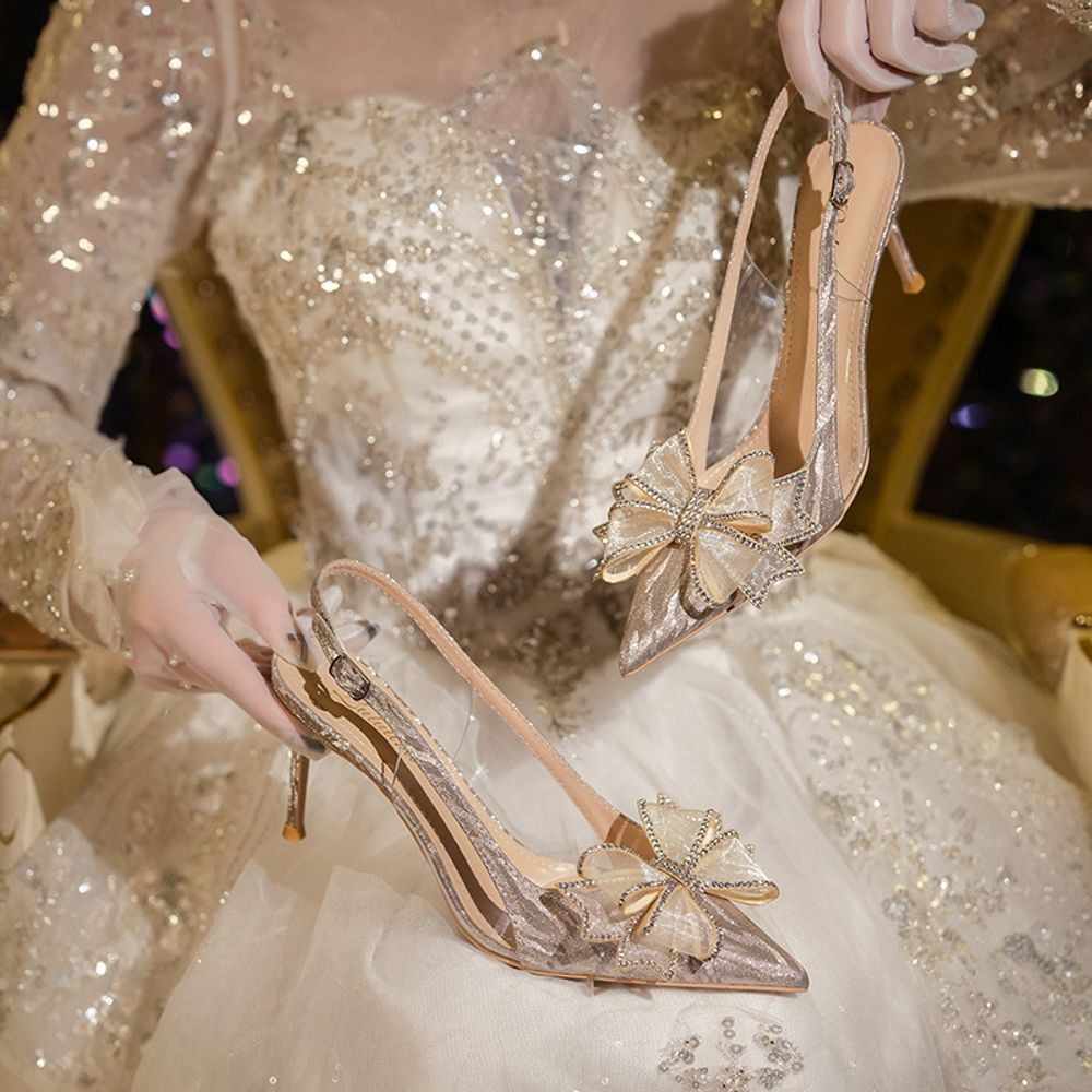 Premium Slingback Bridal Shoes