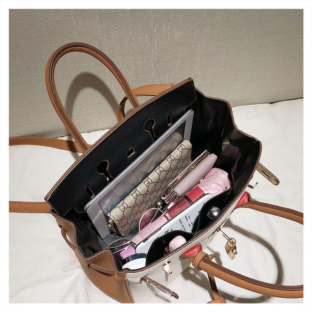 Large Shoulder Kelly Bag