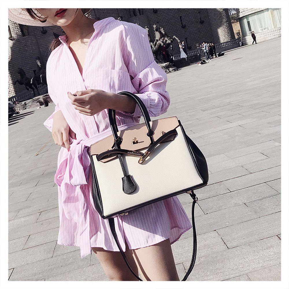 Large Shoulder Kelly Bag
